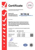 DE Zertifikat Werkma AG